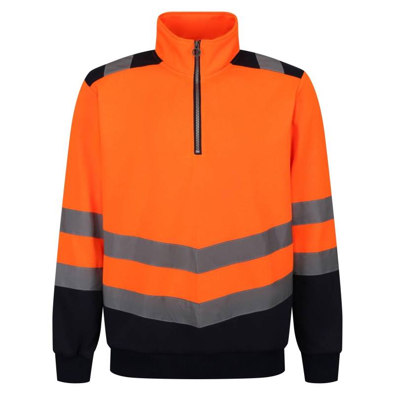 Pro Hivis Weste Mit Kurzem Reißverschluss Herren Orange 3XL von Regatta