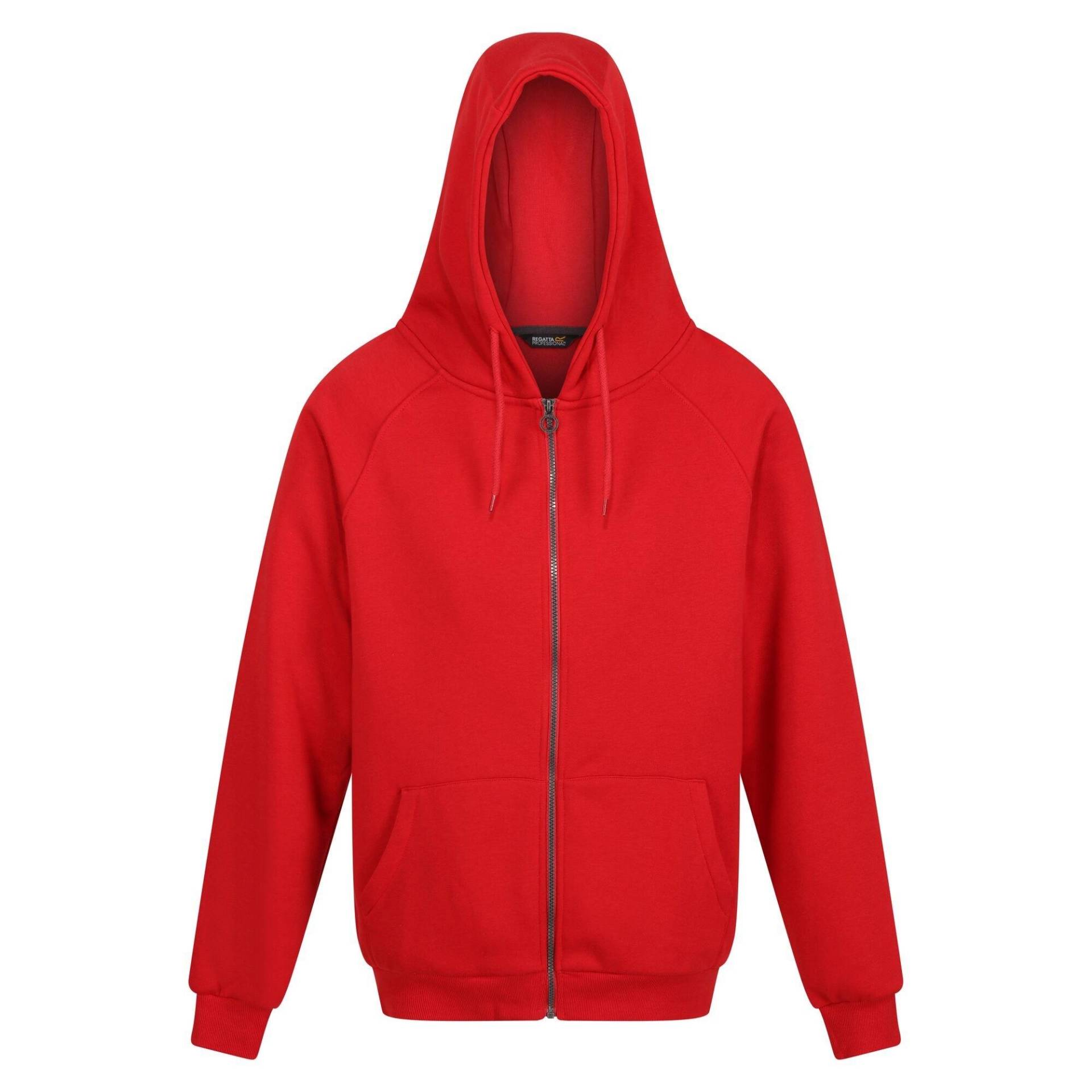 Pro Hoodie Mit Durchgehendem Reißverschluss Herren Rot Bunt 4XL von Regatta