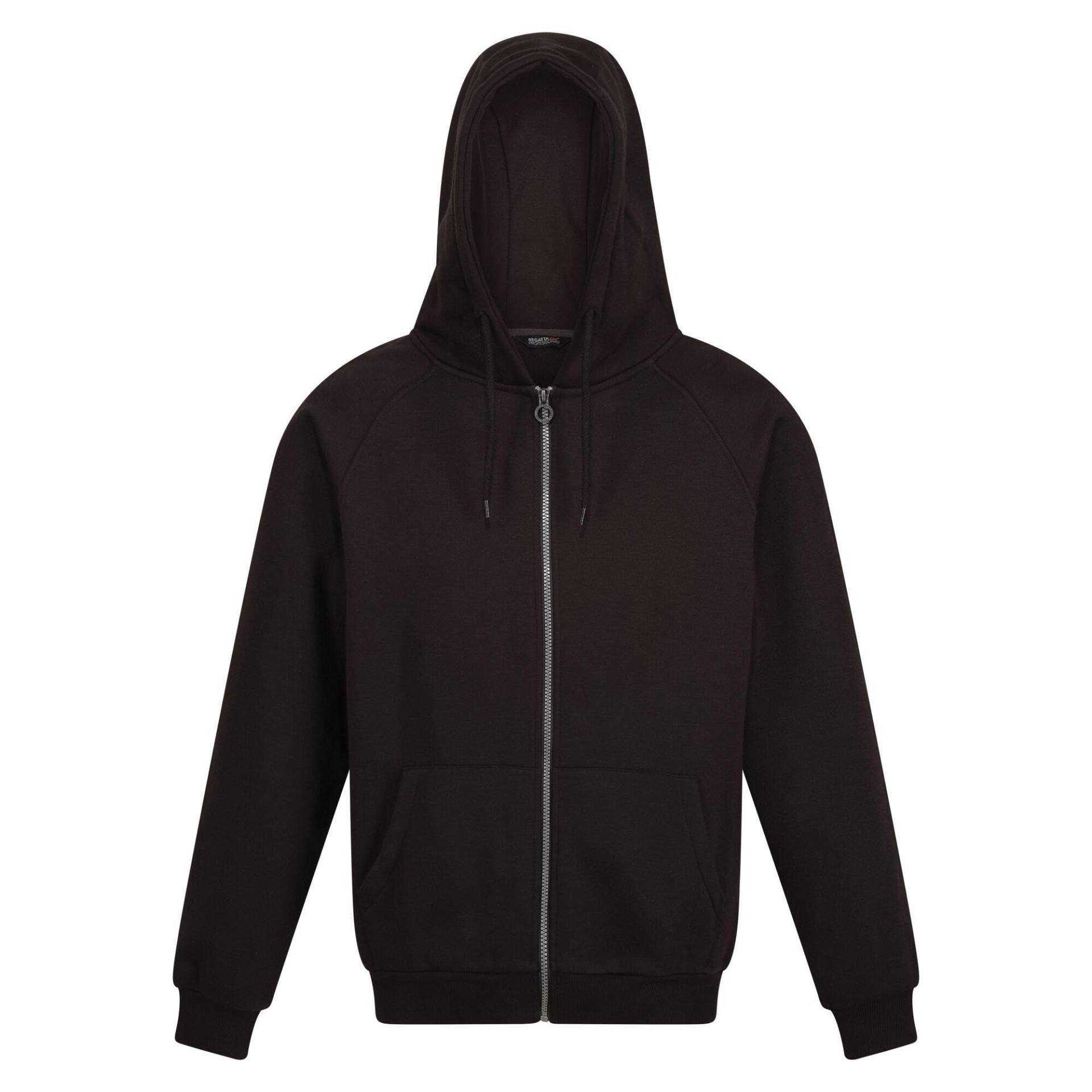 Pro Hoodie Mit Durchgehendem Reißverschluss Herren Schwarz L von Regatta