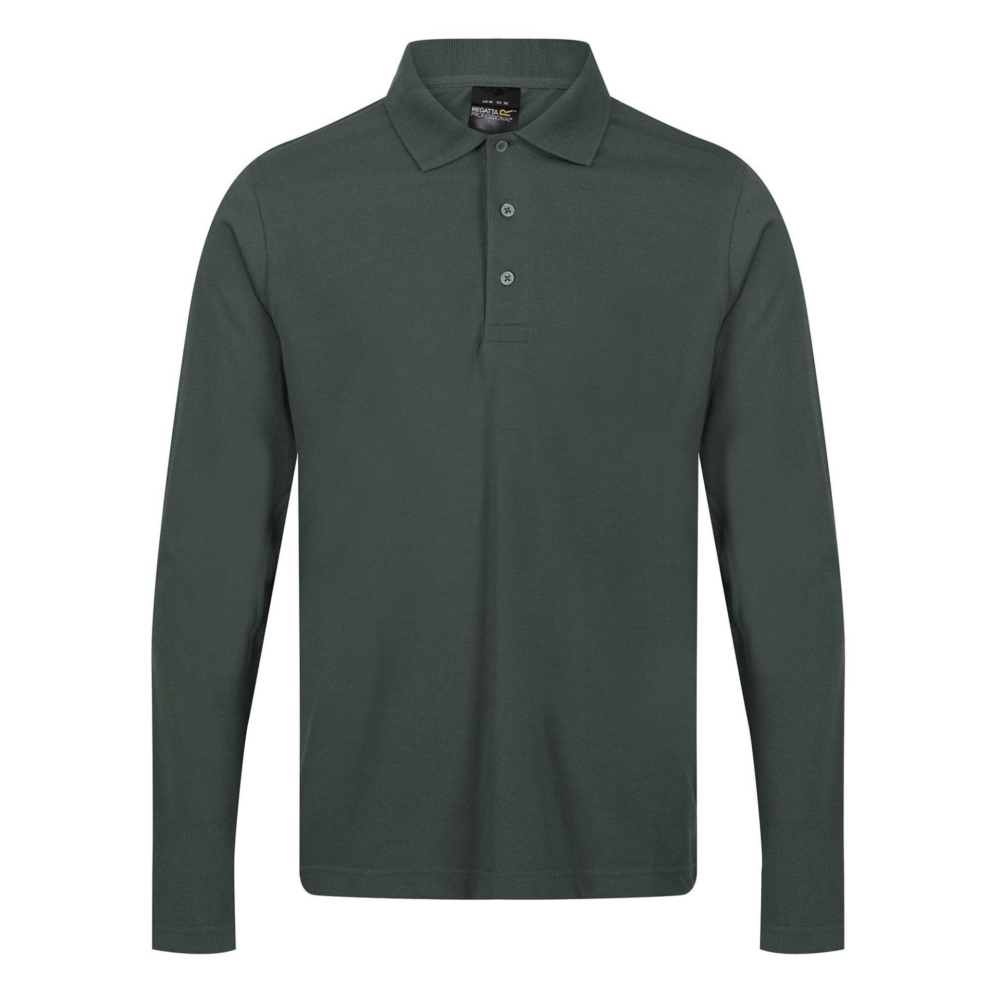 Regatta - Pro Poloshirt Langärmlig, für Herren, Dunkelgrün, Größe 3XL von Regatta