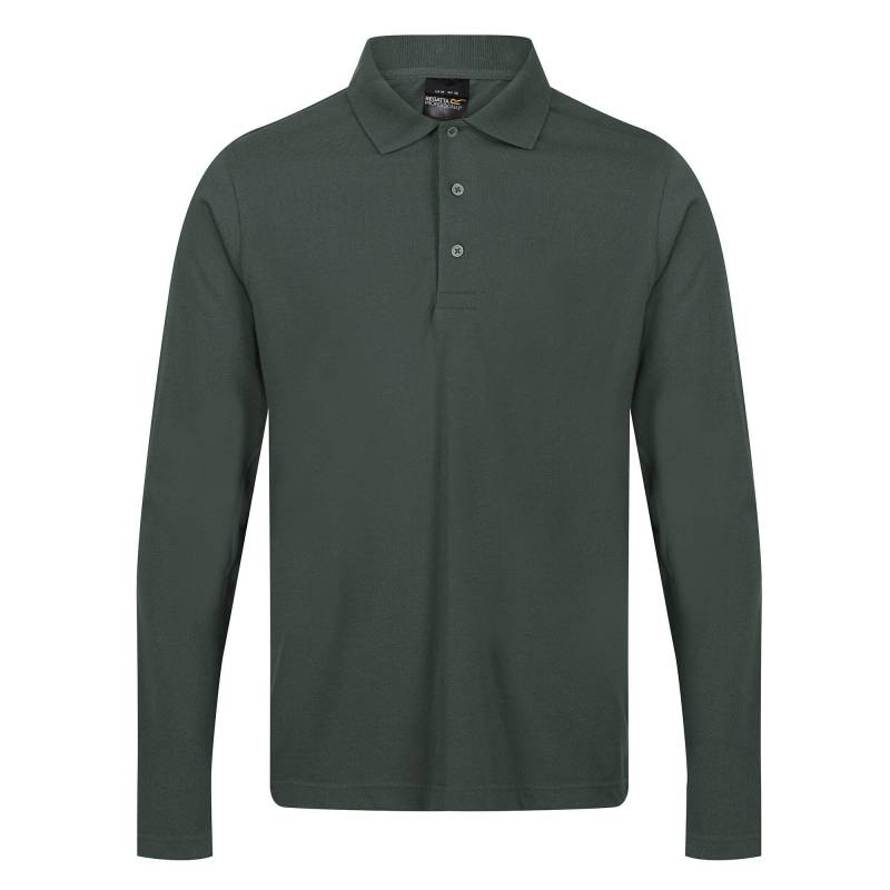 Pro Poloshirt Langärmlig Herren Dunkelgrün 3XL von Regatta