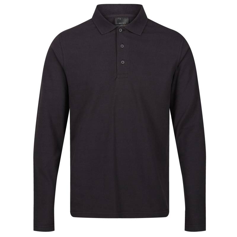 Regatta - Pro Poloshirt Langärmlig, für Herren, Grau, Größe L von Regatta