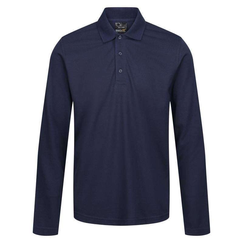 Pro Poloshirt Langärmlig Herren Marine M von Regatta