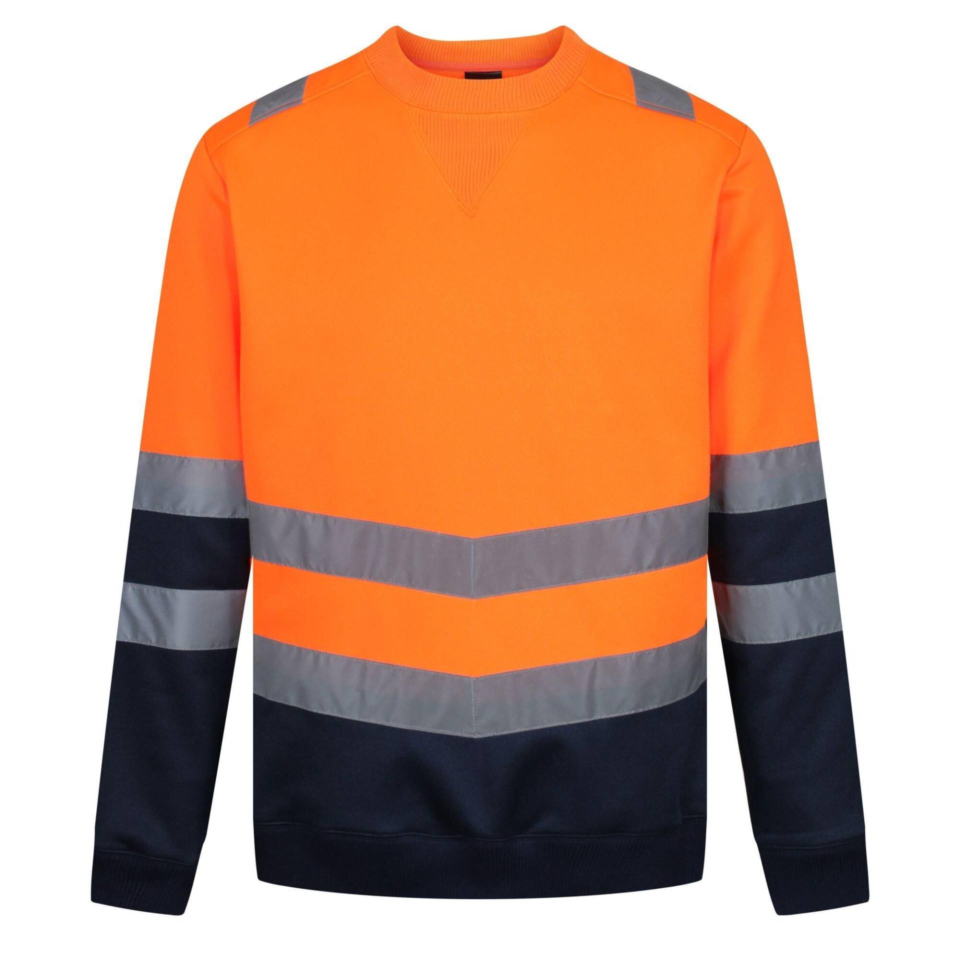 Pro Sweatshirt, Hohe Sichtbarkeit Herren Orange L von Regatta