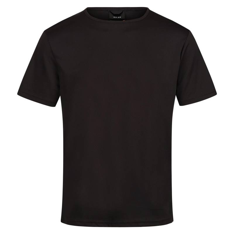 Pro Tshirt Feuchtigkeitsabweisend Herren Schwarz 3XL von Regatta