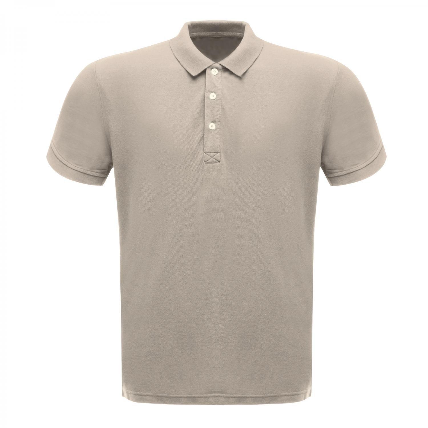 Professionell Klassik Poloshirt Herren Beige L von Regatta