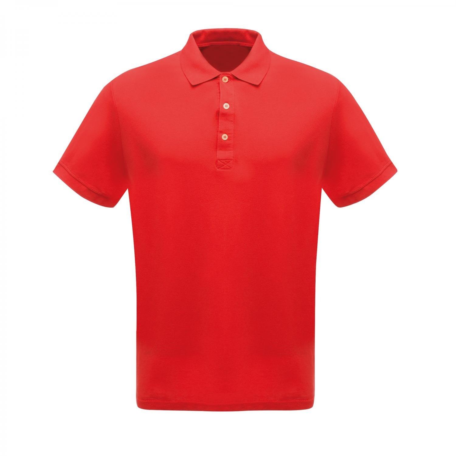 Professionell Klassik Poloshirt Herren Rot Bunt S von Regatta