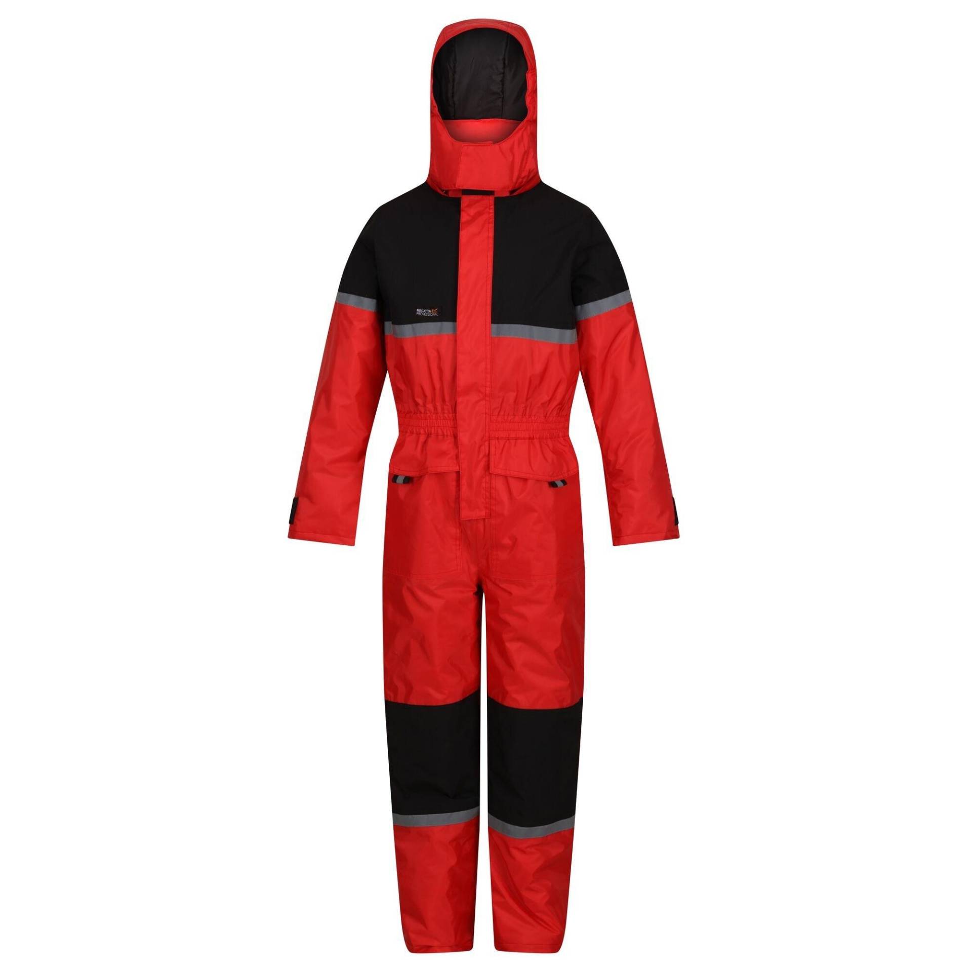 Rancher Jumpsuit Mädchen Rot Bunt 104 von Regatta