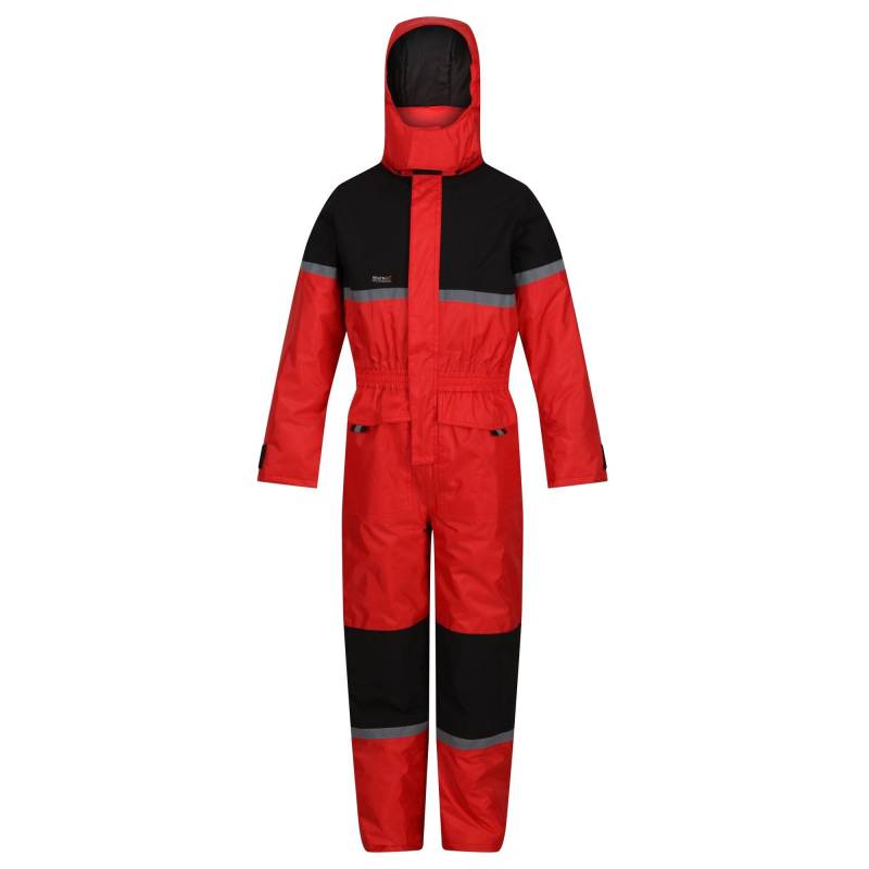 Rancher Jumpsuit Mädchen Rot Bunt 104 von Regatta