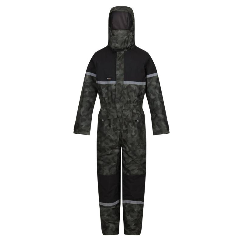 Rancher Jumpsuit Mädchen Schwarz 116 von Regatta