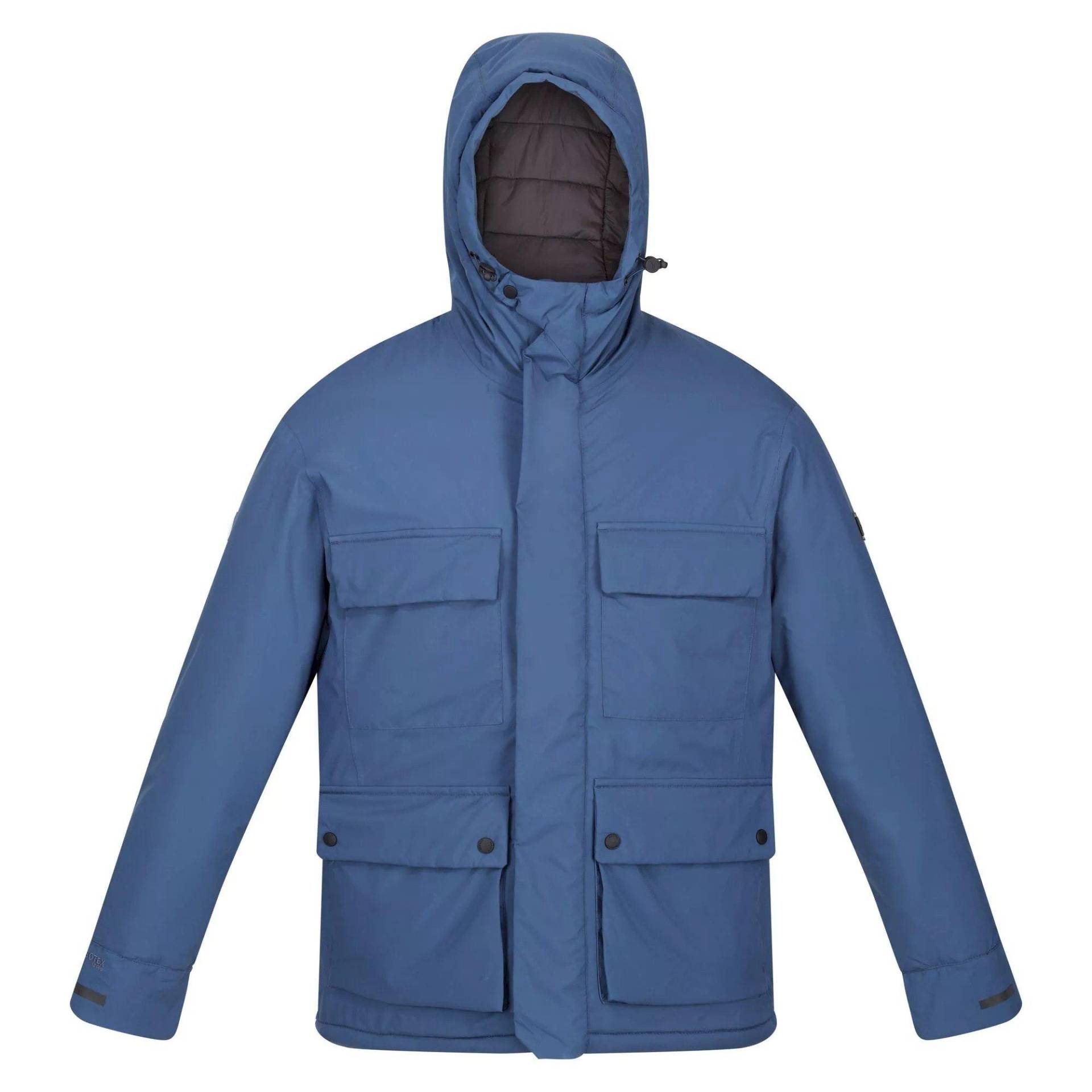 Raylan Jacke, Wasserfest Herren Blau Denim Dunkel 3XL von Regatta