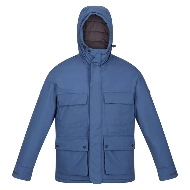 Raylan Jacke, Wasserfest Herren Blau Denim Dunkel L von Regatta