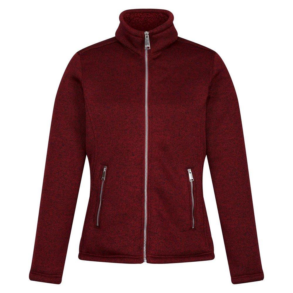 Razia Ii Fleecejacke Durchgehender Reißverschluss Damen Dunkelrot 40 von Regatta