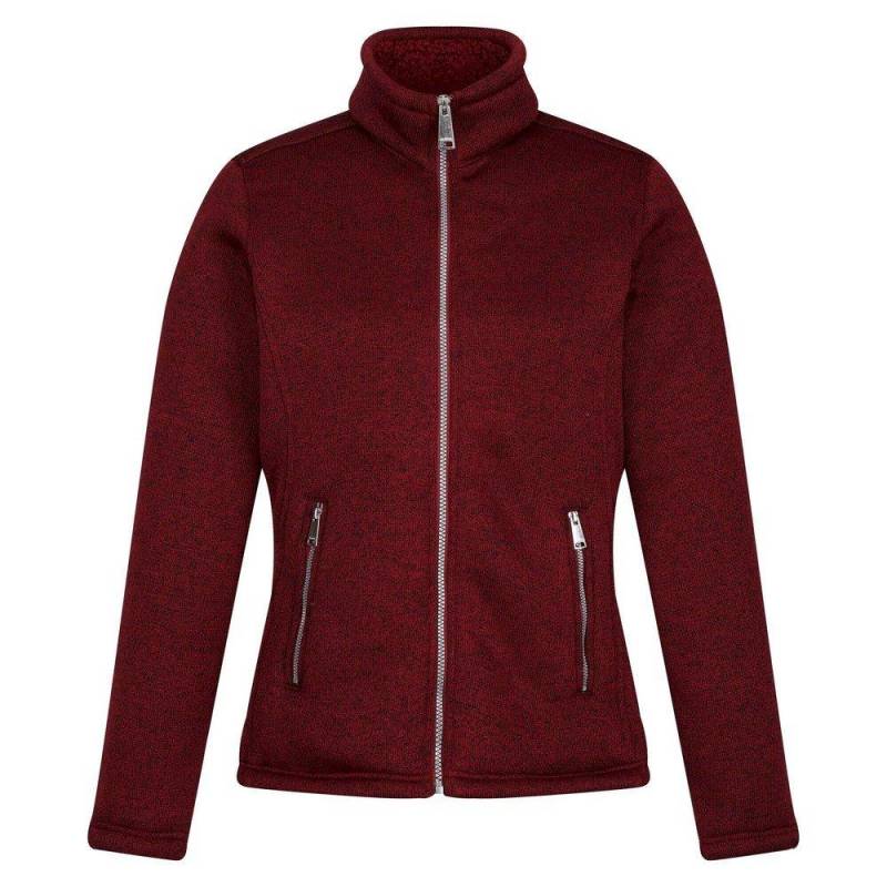 Razia Ii Fleecejacke Durchgehender Reißverschluss Damen Dunkelrot 42 von Regatta