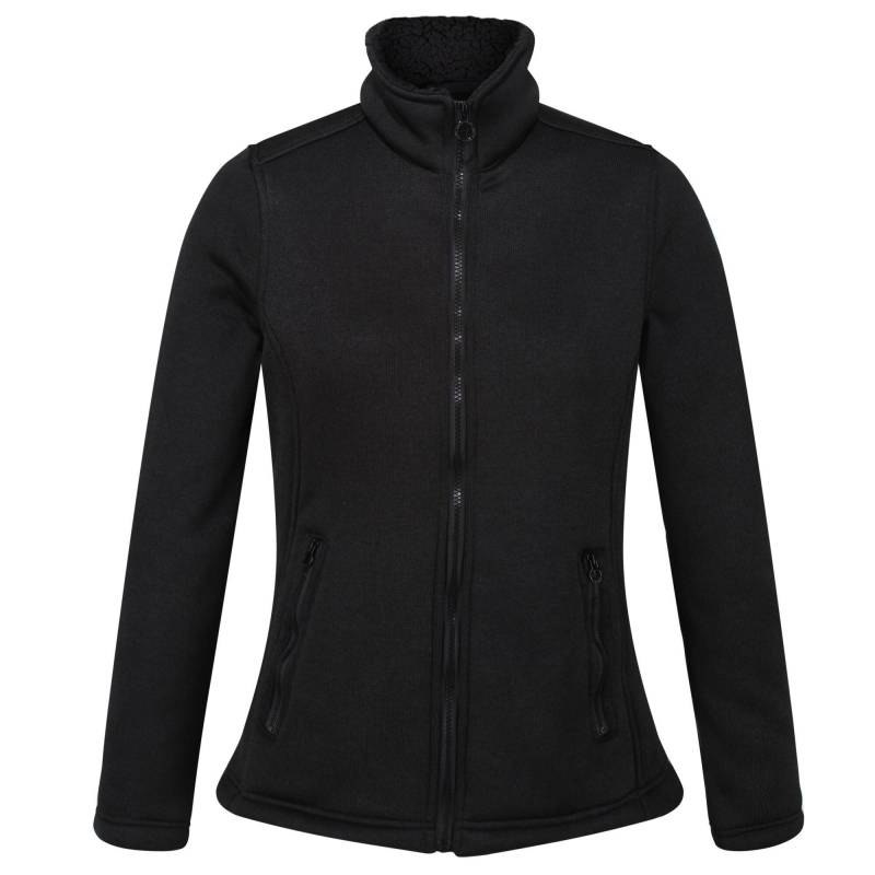 Razia Ii Fleecejacke Durchgehender Reißverschluss Damen Schwarz 42 von Regatta