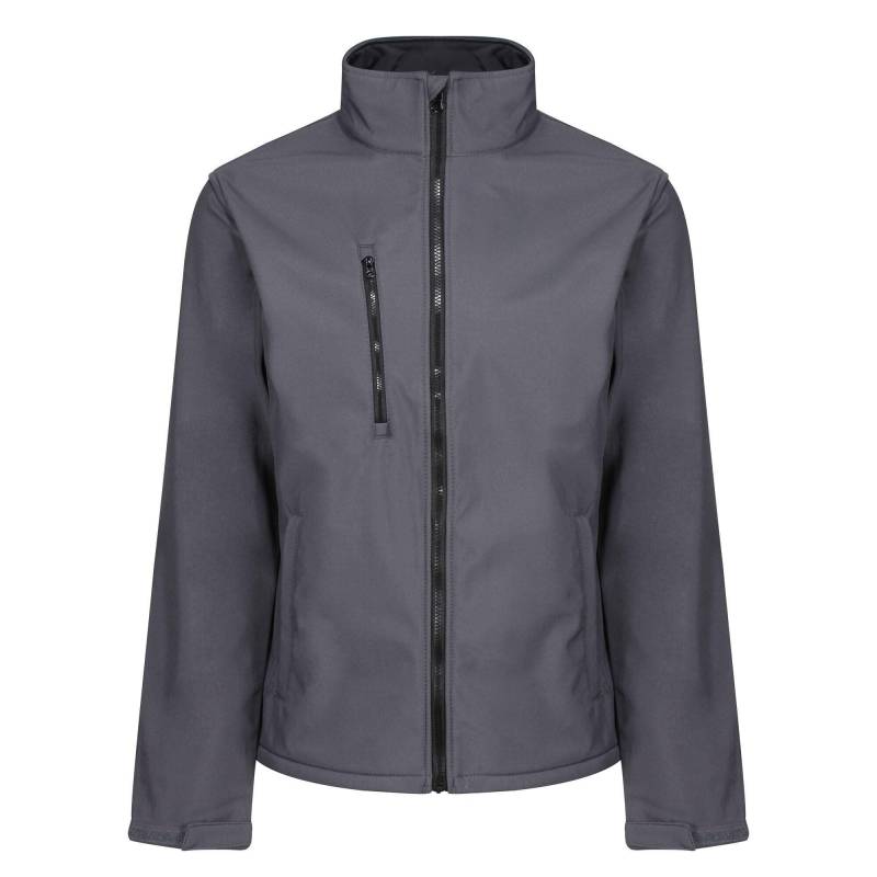 "eco Ablaze" Softshelljacke, Durchgehender Reißverschluss Herren Grau L von Regatta