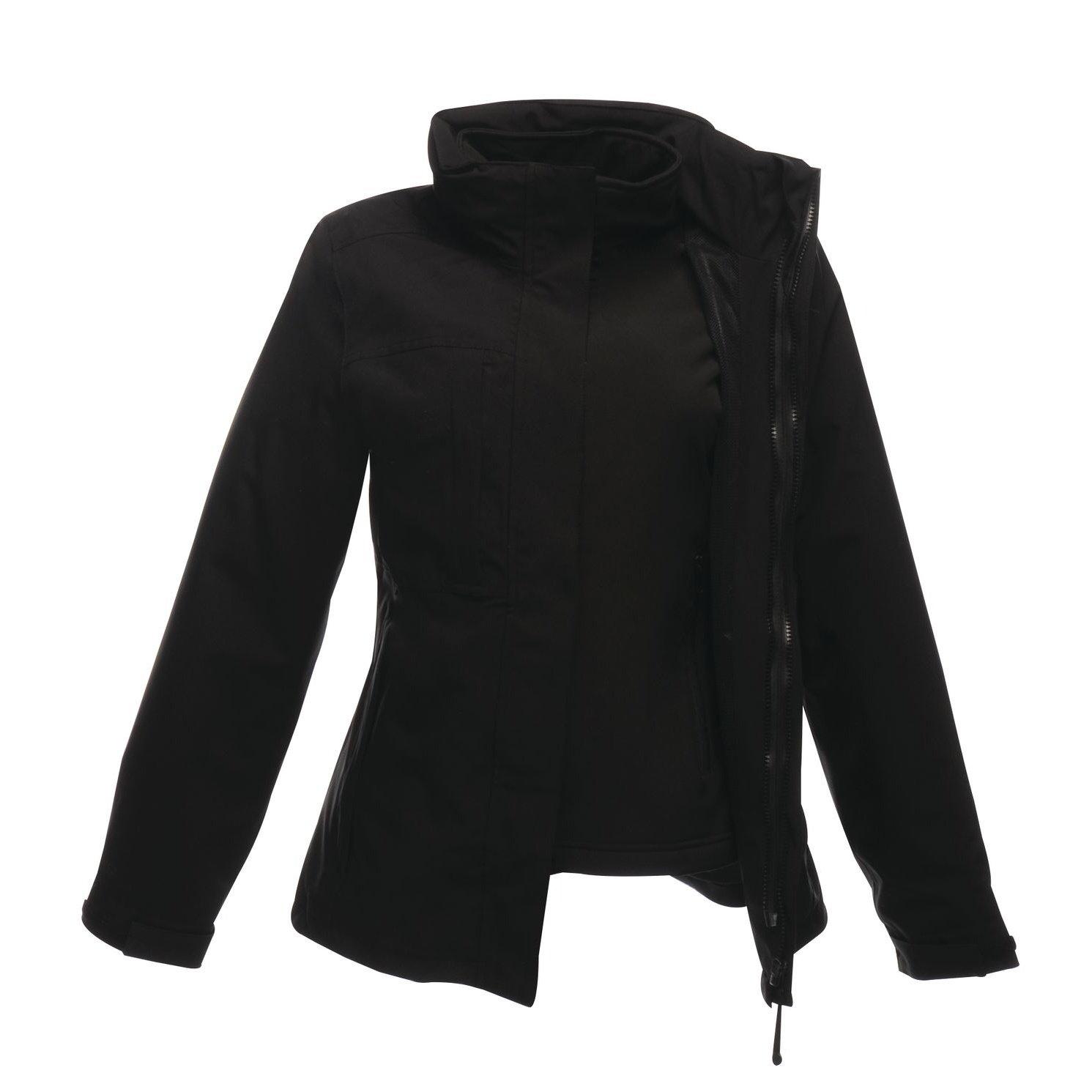 Regatta - Professional Kingsley 3in1Jacke, wasserfest, für Damen, Schwarz, Größe 40 von Regatta