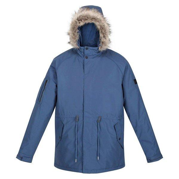 Salinger Iii Parka Herren Blau Denim Dunkel L von Regatta