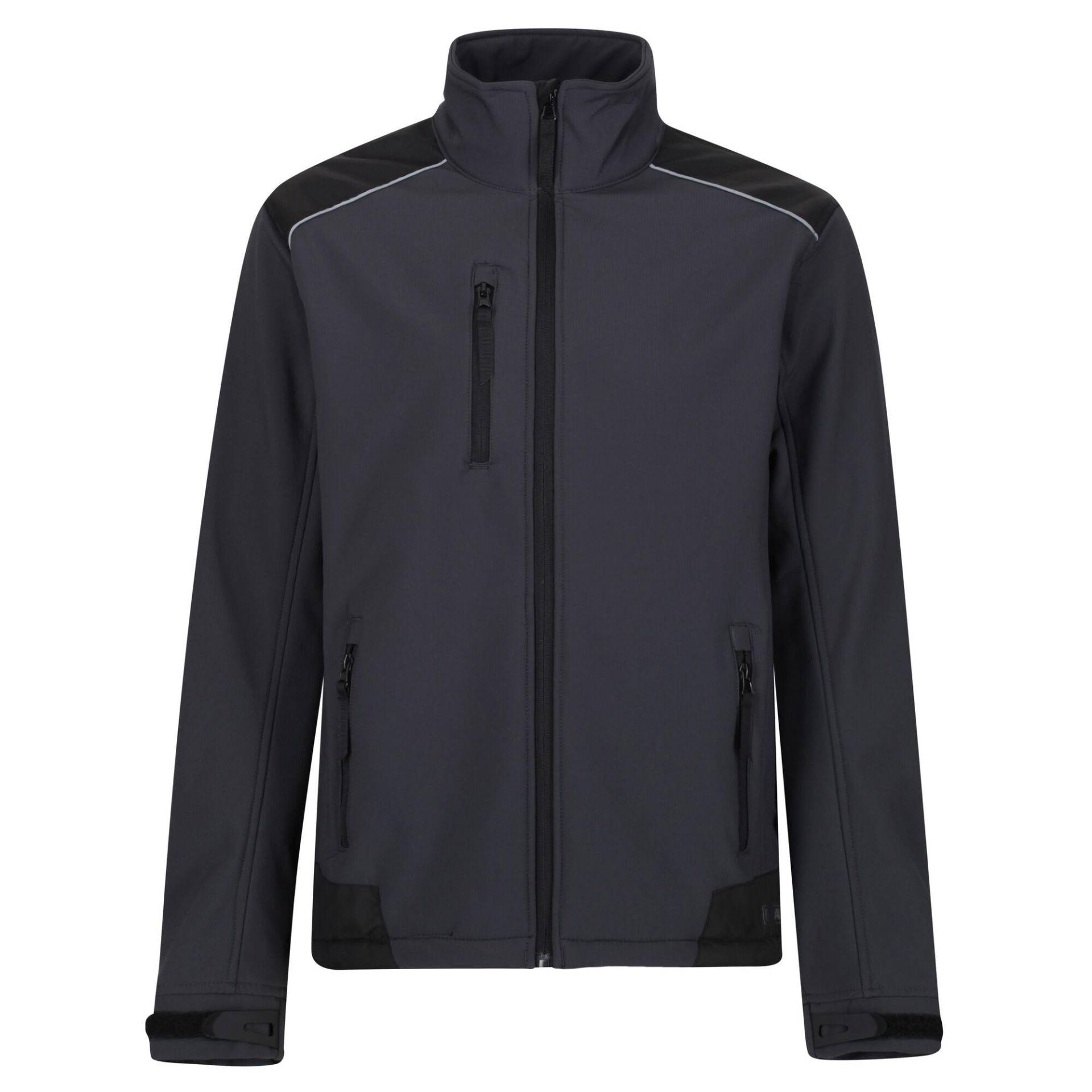 Regatta - Sandstorm Arbeitsjacke SoftshellJacke, für Herren, Grau, Größe XL von Regatta