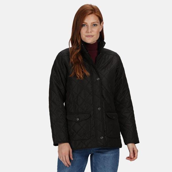 Steppjacke Tarah Damen Schwarz 36 von Regatta