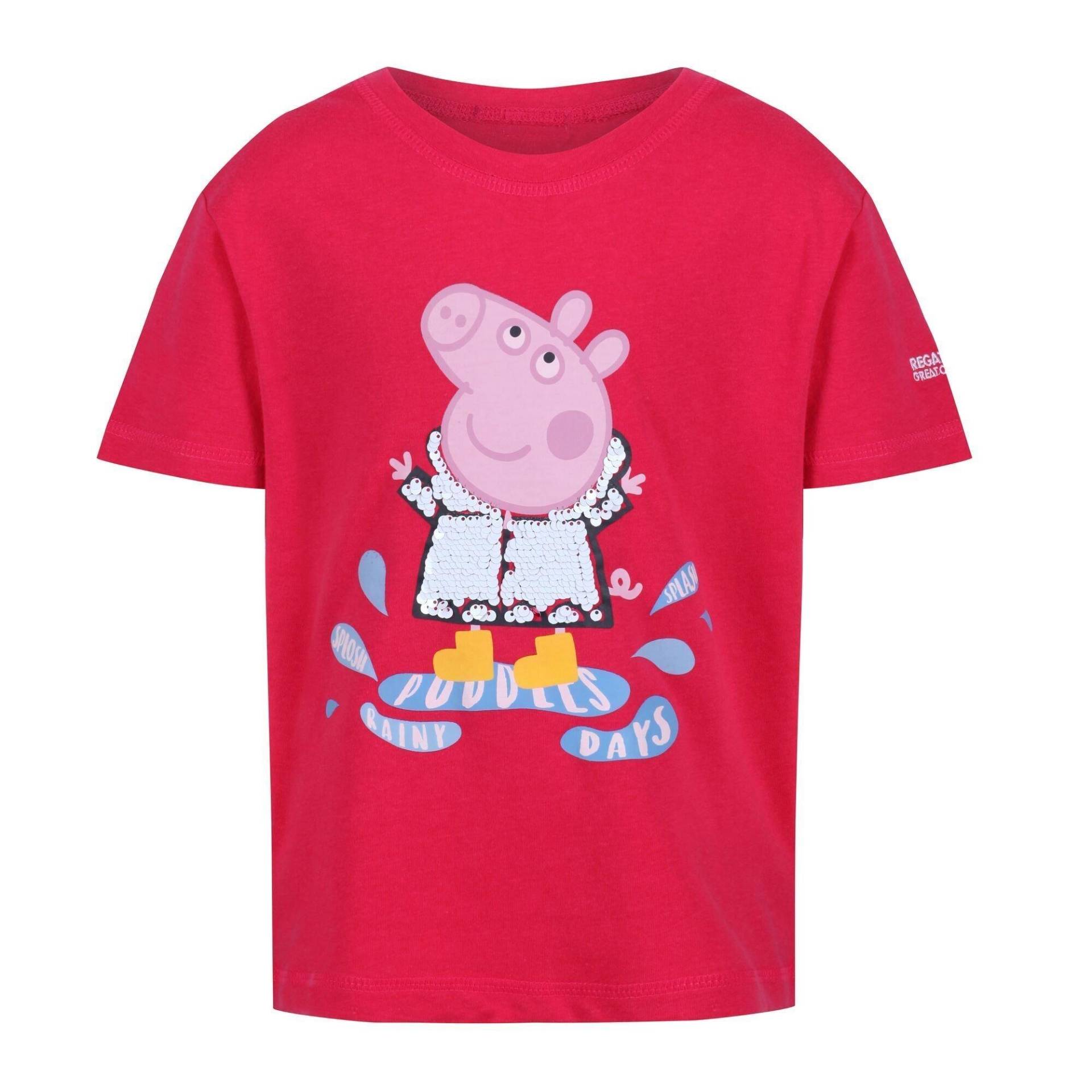 T-shirt Jungen Pink 110 von Regatta