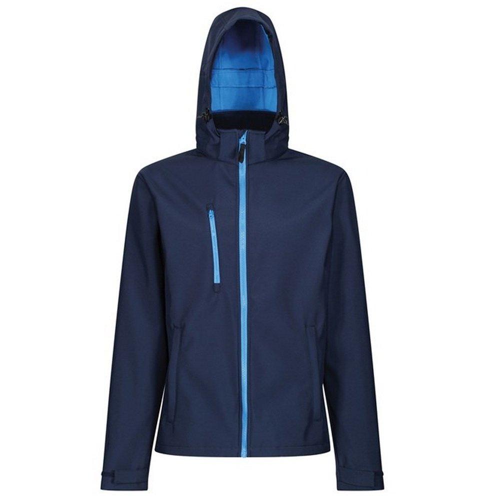 Venturer Soft Shell Jacke Mit Kapuze Herren Blau S von Regatta