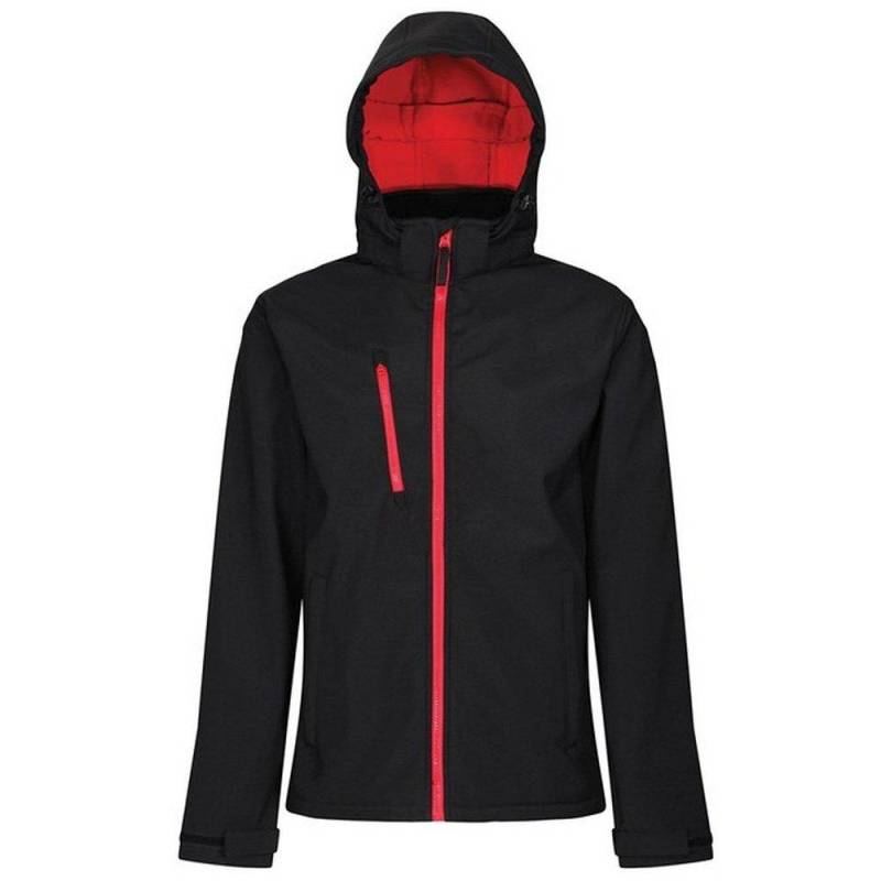 Venturer Soft Shell Jacke Mit Kapuze Herren Schwarz S von Regatta