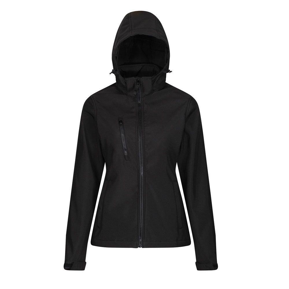 "venturer" Softshelljacke, Mit Kapuze Damen Schwarz 44 von Regatta