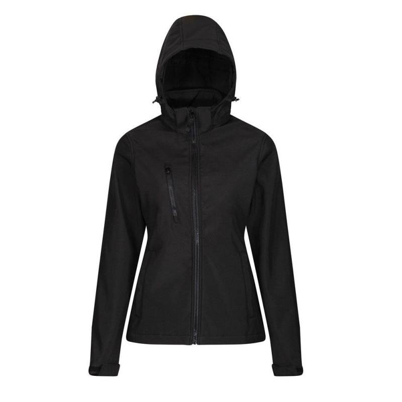 "venturer" Softshelljacke, Mit Kapuze Damen Schwarz 46 von Regatta