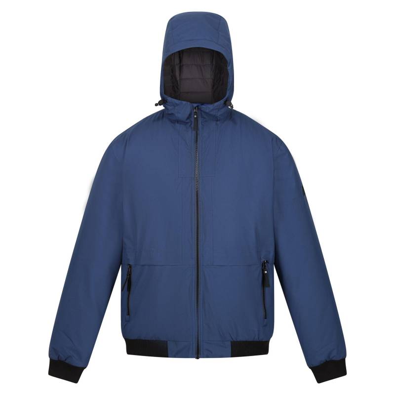 Renly Jacke, Wasserfest Mit Kapuze Herren Blau XL von Regatta