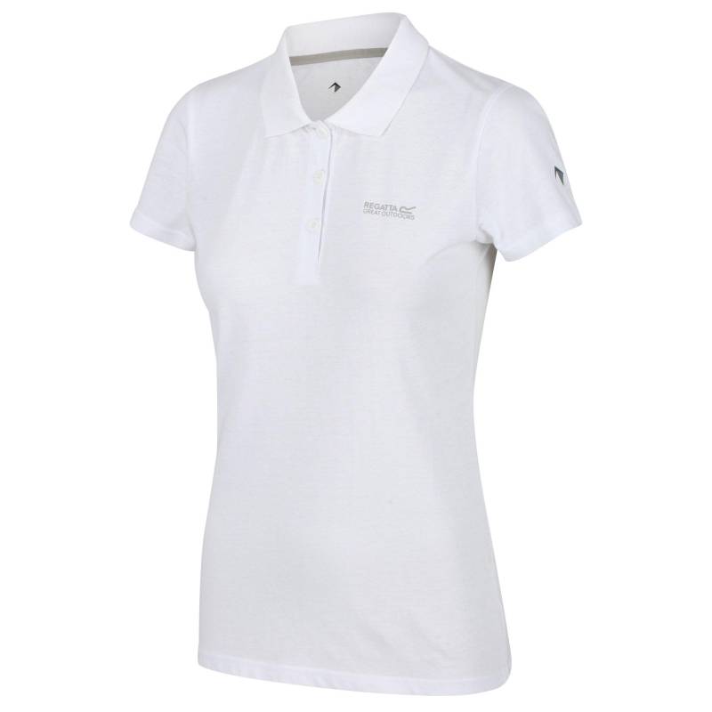 Sinton Poloshirt Damen Weiss 34 von Regatta