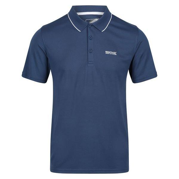 Sport Poloshirt Maverick V Kurzärmlig Herren Blau Denim 4XL von Regatta