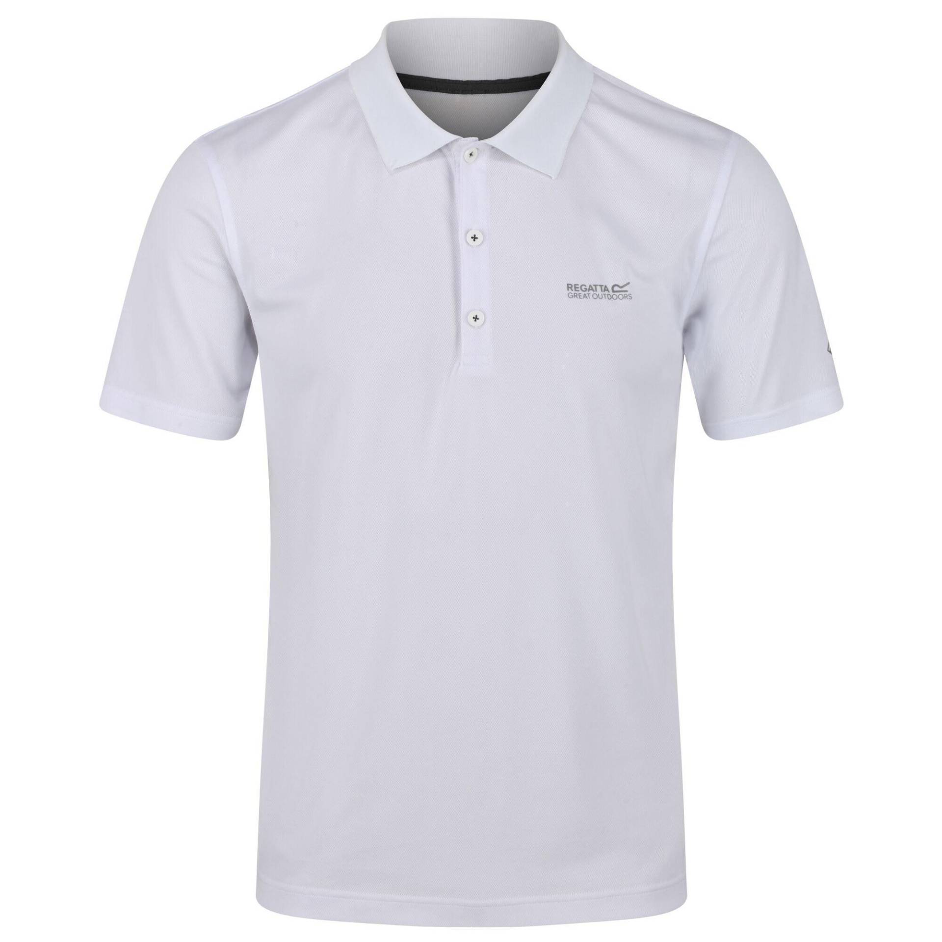 Regatta - SportPoloshirt Maverick V kurzärmlig, für Herren, Weiss, Größe S von Regatta