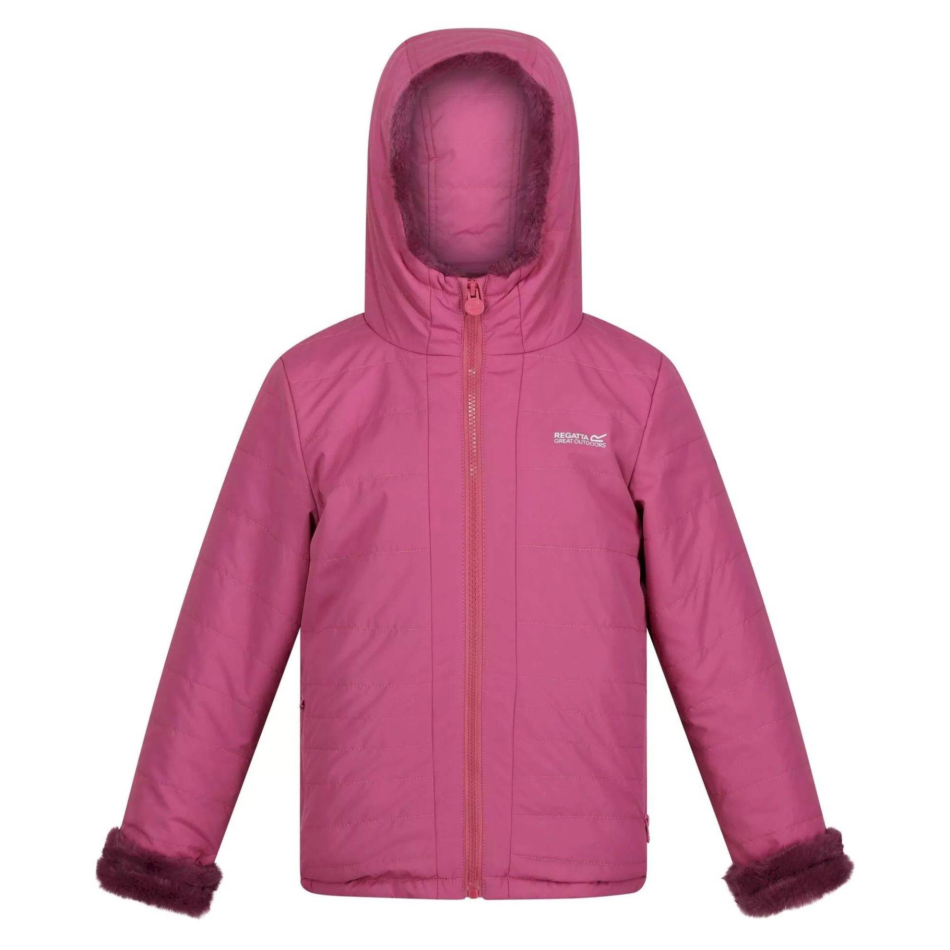 Spyra Iii Isolierjacke Wendbar Jungen Violett Bunt 140 von Regatta