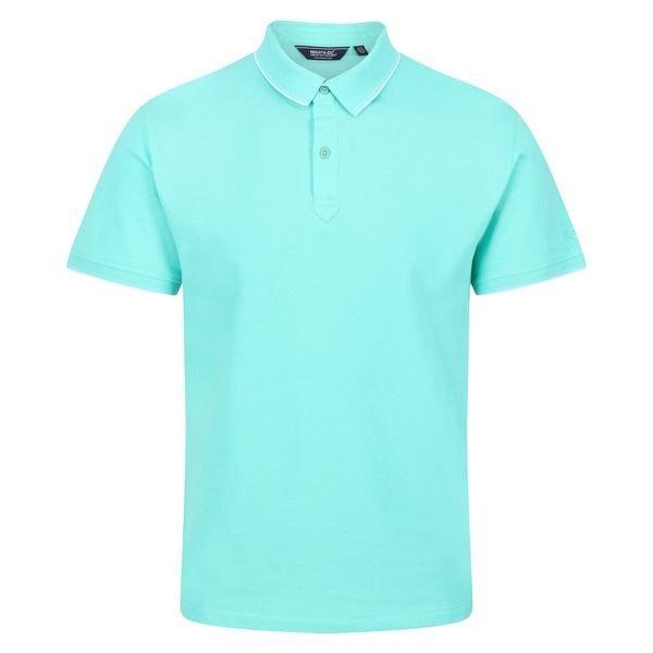 Tadeo Poloshirt Herren Cyan-Blau S von Regatta