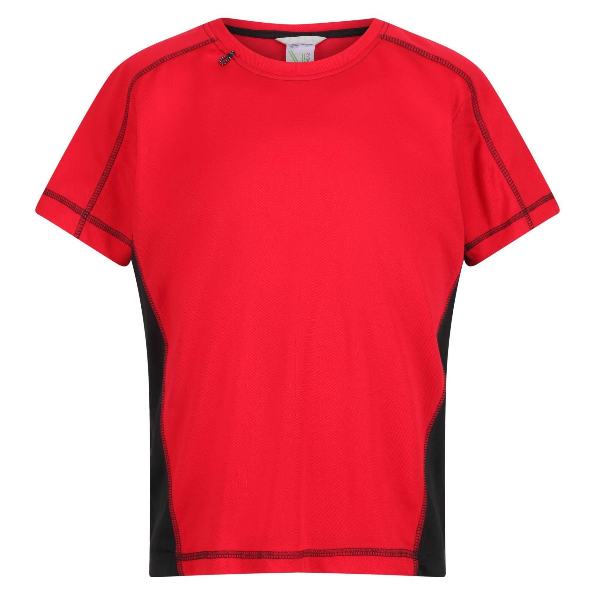 Tshirt Beijing Jungen Rot Bunt 128 von Regatta