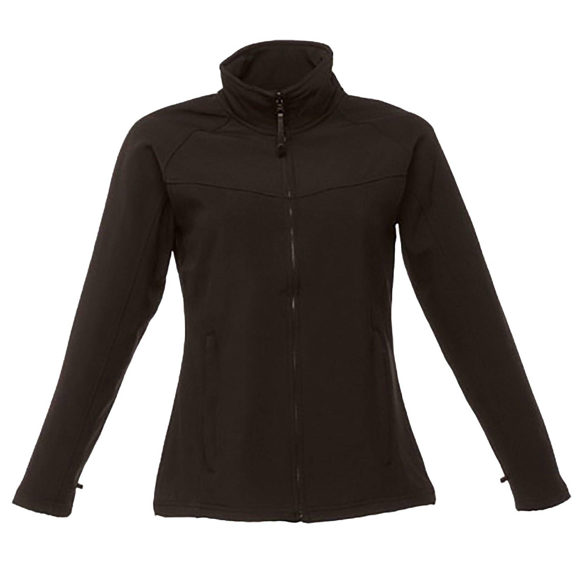 Regatta - Uproar SoftshellJacke, wasserabweisend, winddicht, für Damen, Schwarz, Größe 48 von Regatta