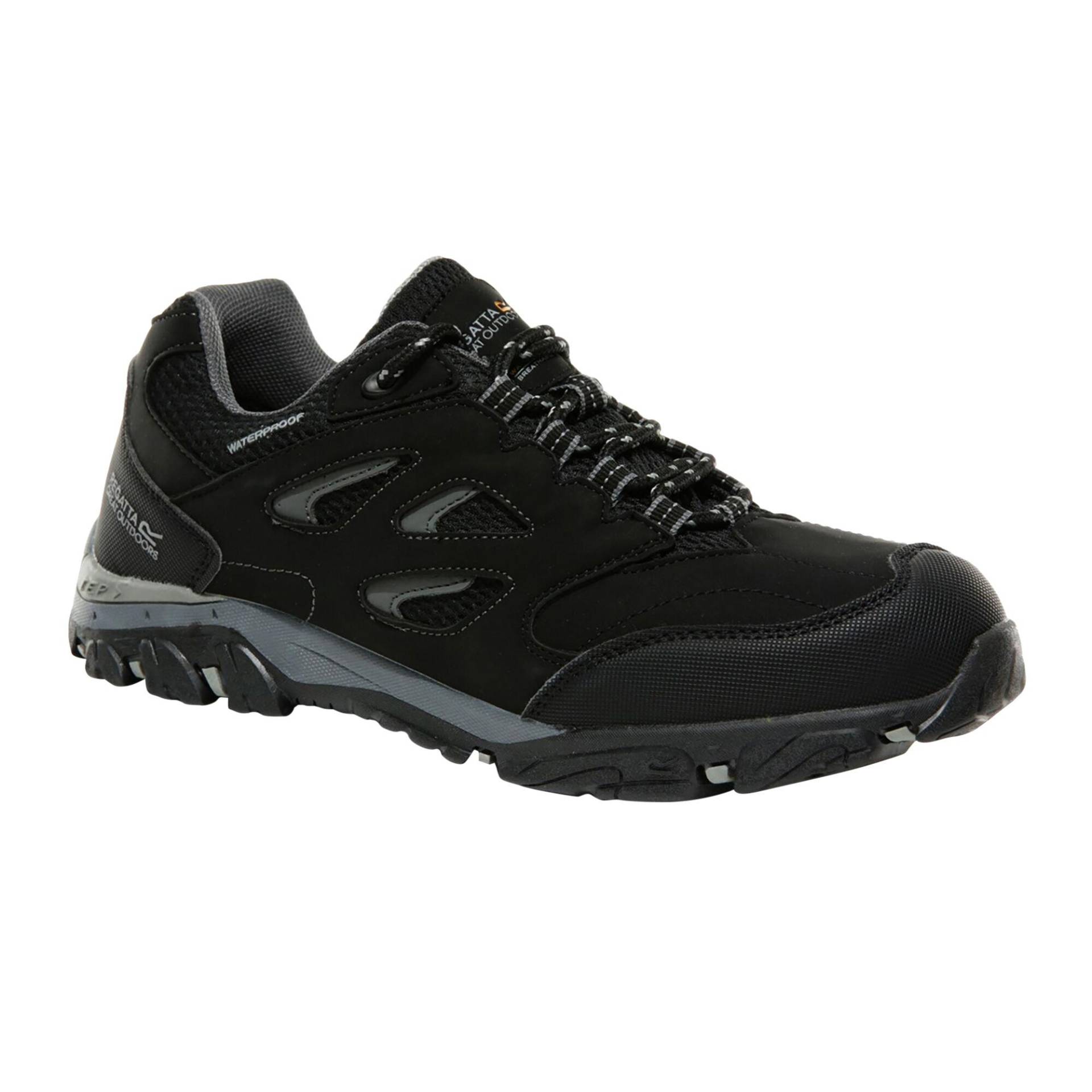 Regatta - Wanderschuhe Holcombe Low, 30, Schwarz von Regatta