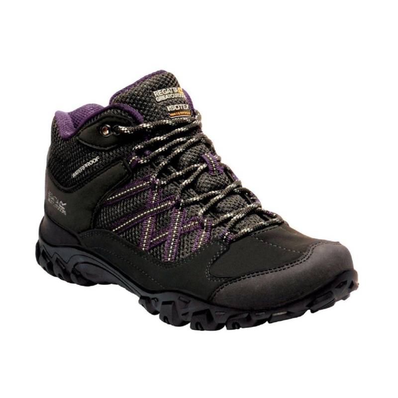 Wanderstiefel Edgepoint Wasserfest Damen Schwarz Bedruckt 36 von Regatta