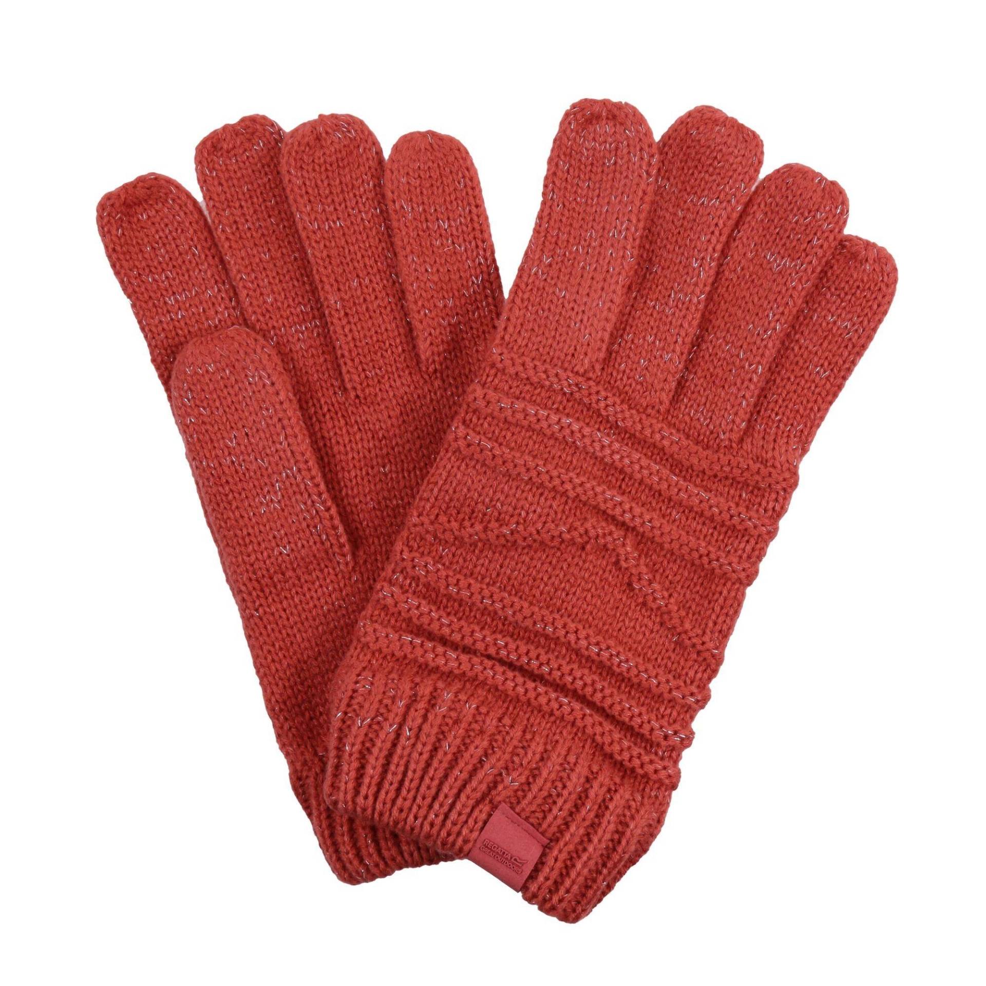 Winterhandschuhe Multimix Iv Damen Rot Bunt S von Regatta