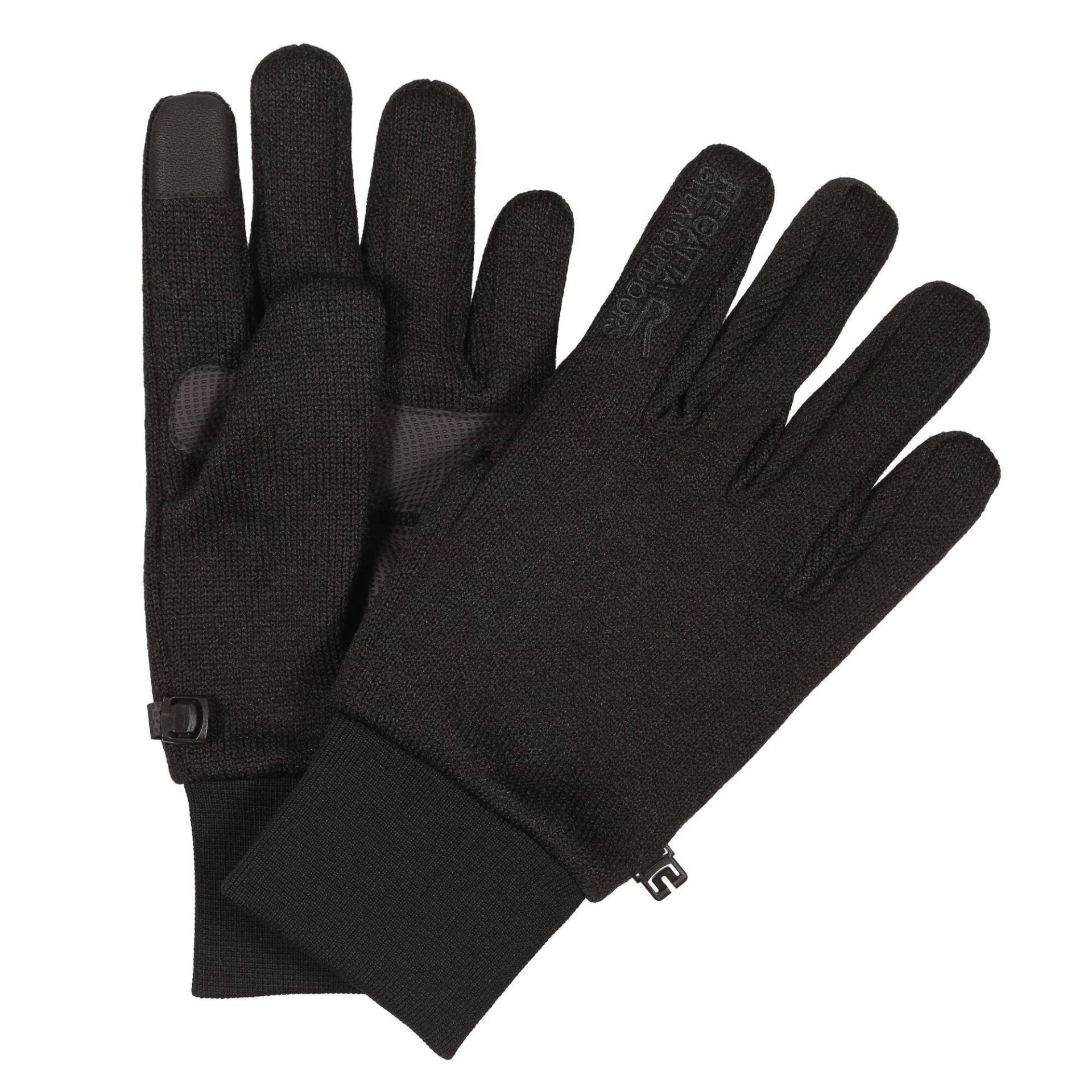 Winterhandschuhe Veris Herren Schwarz L/XL von Regatta