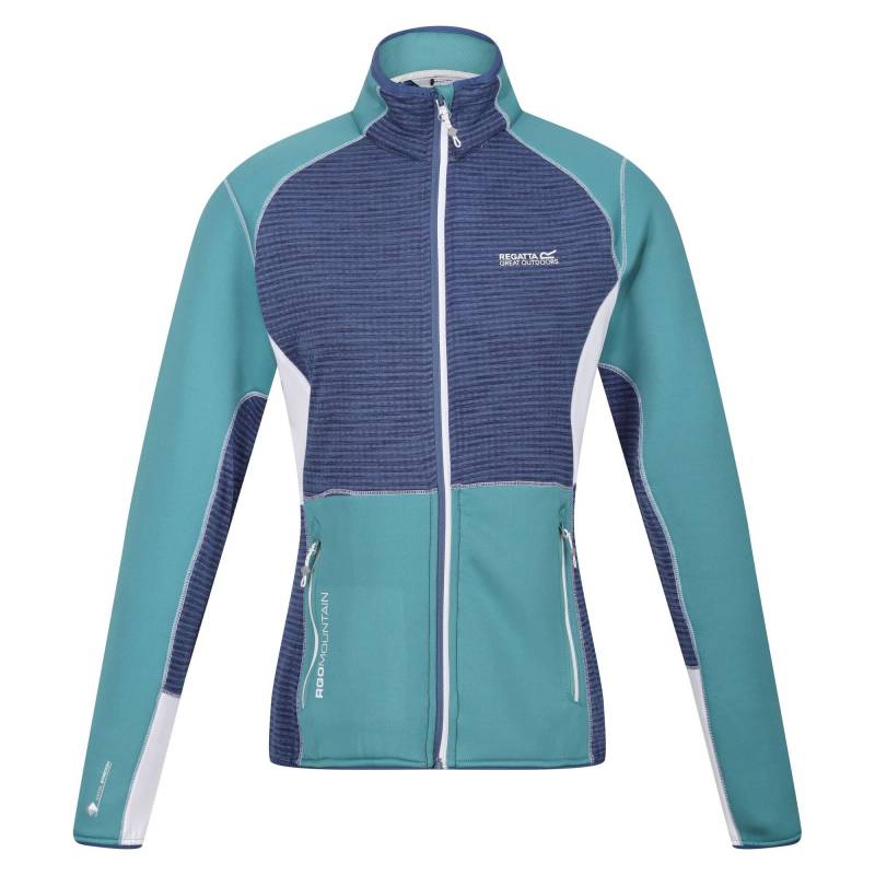 Yare Vii Softshelljacke Durchgehender Reißverschluss Damen Stahlblau 36 von Regatta