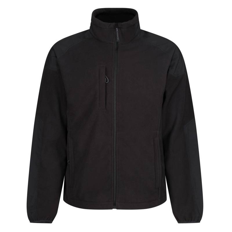 "broadstone" Fleecejacke, Durchgehender Reißverschluss Herren Schwarz L von Regatta