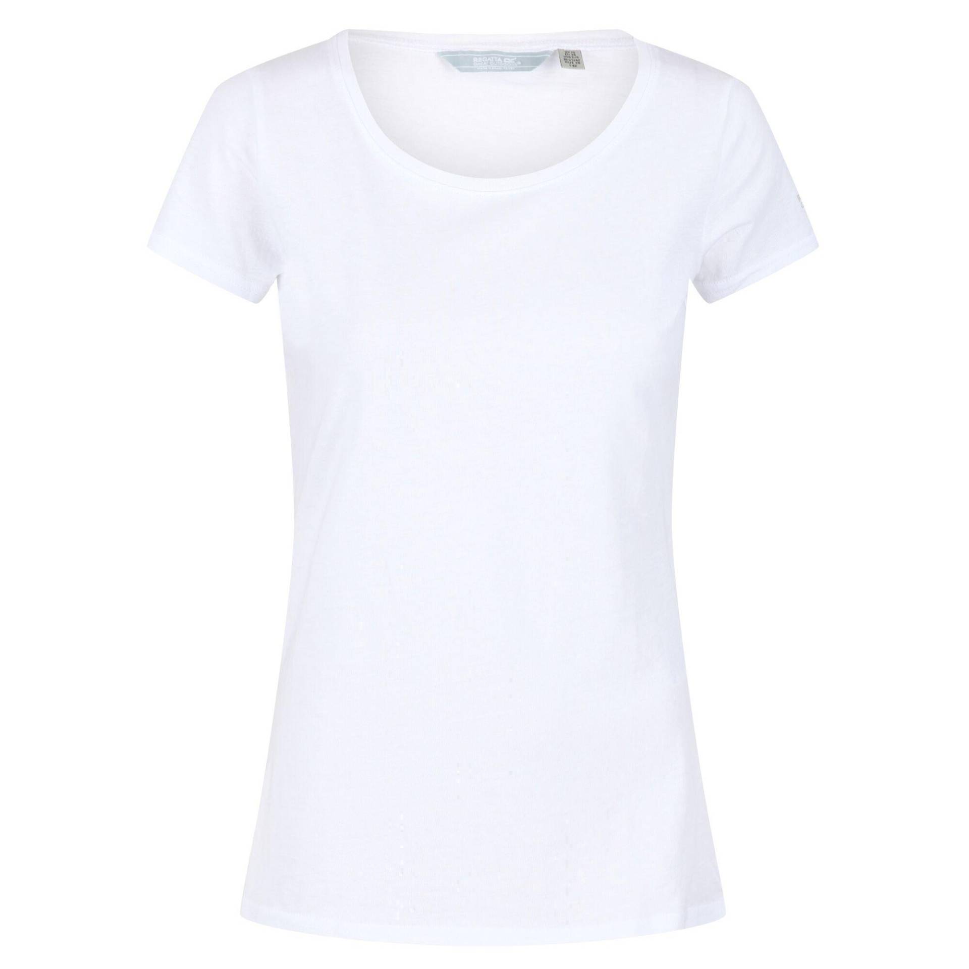 "carlie" Tshirt Damen Weiss 42 von Regatta