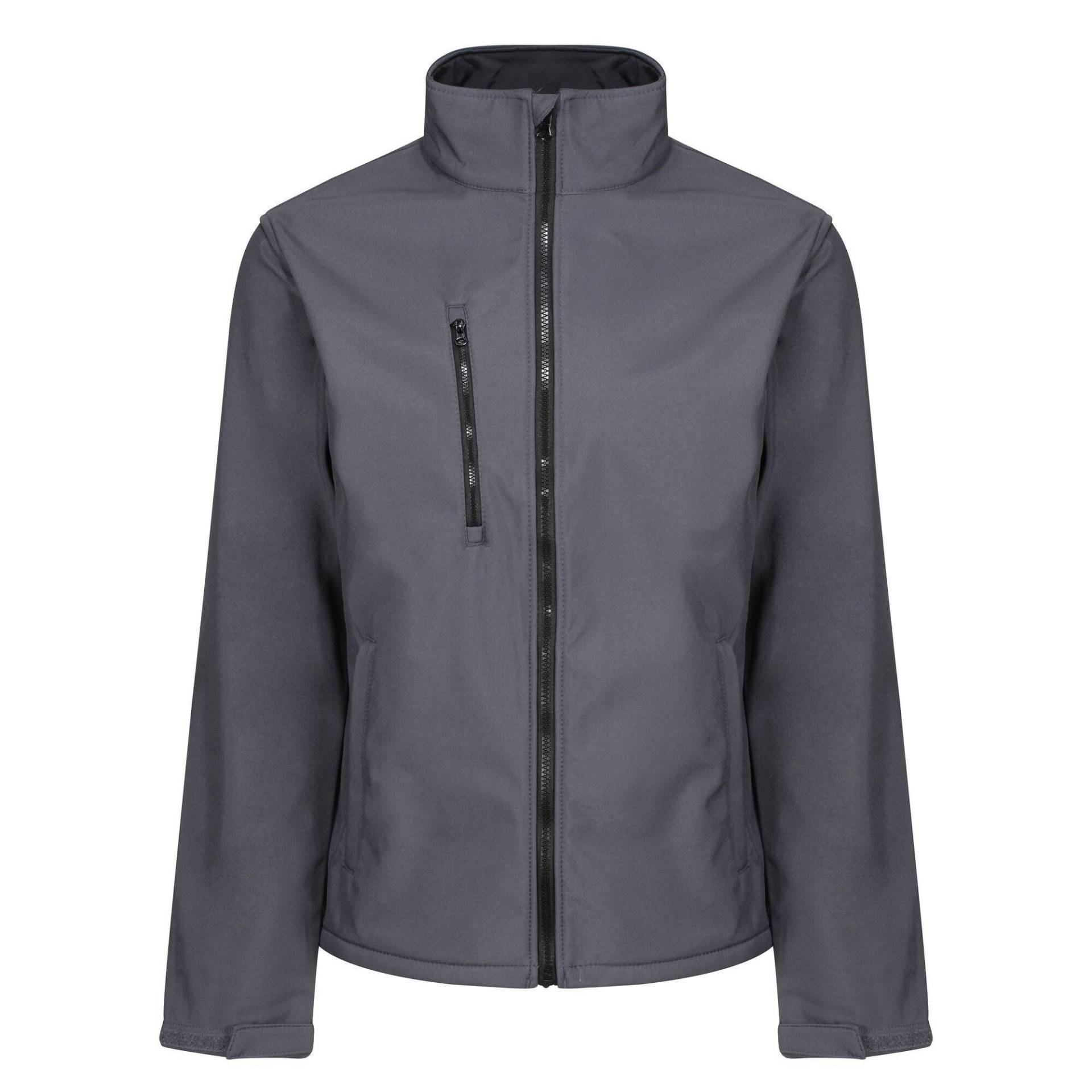 "eco Ablaze" Softshelljacke, Durchgehender Reißverschluss Herren Grau XS von Regatta