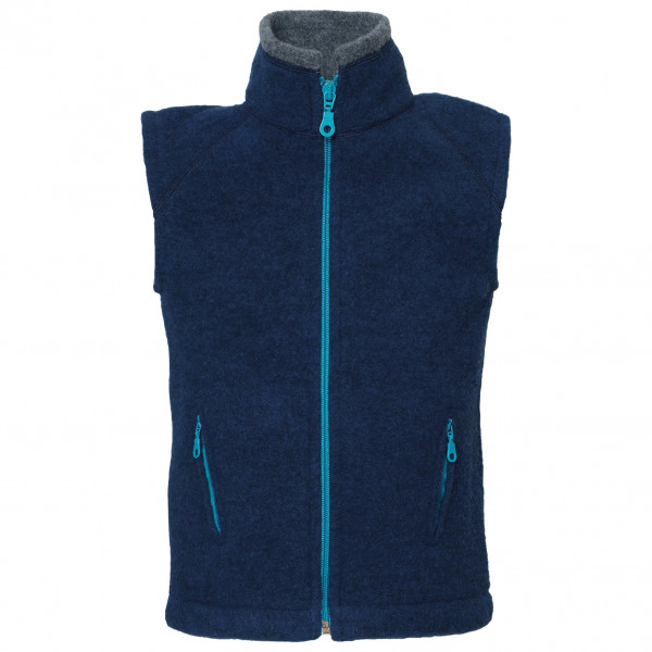 Reiff - Kid's Fleeceweste Colori - Merinogilet Gr 104 blau von Reiff