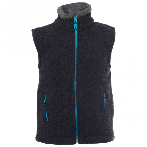 Reiff - Kid's Fleeceweste Colori - Merinogilet Gr 104 schwarz von Reiff