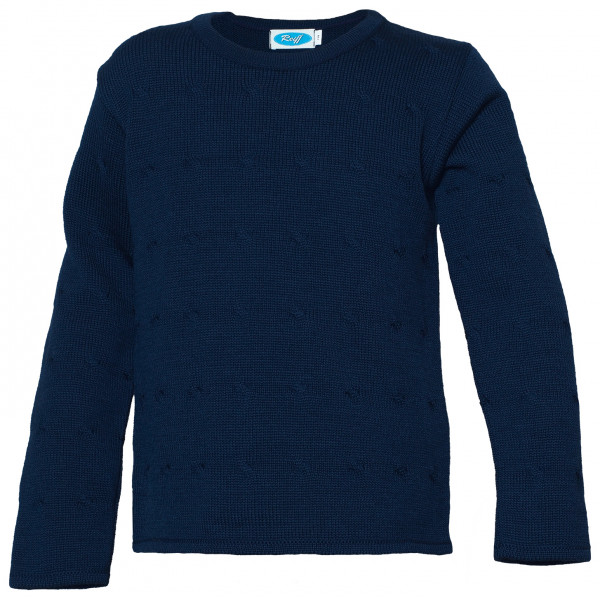 Reiff - Kid's Pulli Twist - Merinopullover Gr 128 blau von Reiff