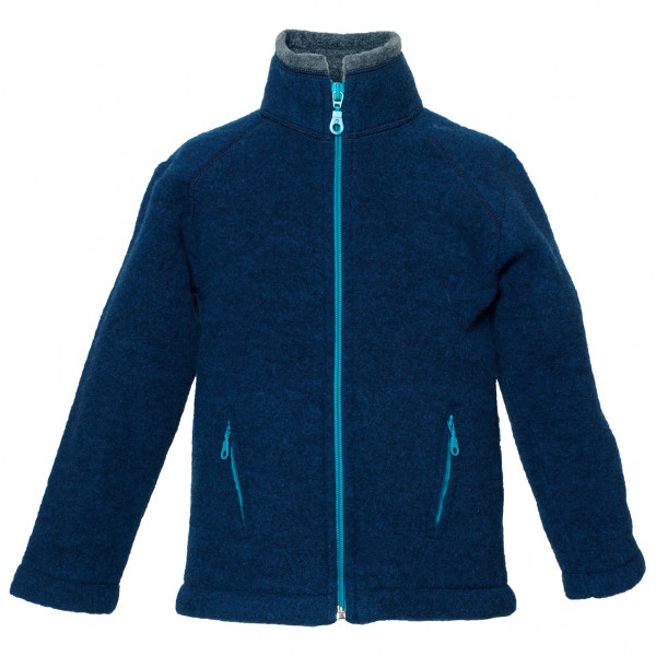 Reiff - Kid's Wollfleecejacke Colori - Merinojacke Gr 104 blau von Reiff