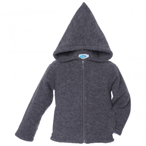 Reiff - Kid's Wollfleecekapuzenjacke - Merinohoodie Gr 104 blau von Reiff